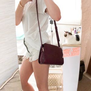 Maroon bag